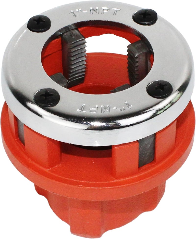 TEXALAN Ratchet Pipe Threader Kit Replacement 1-inch Dies, Compatible Kit, Ideal for Galvanized & Iron Pipes, Not for Stainless Steel - Image 1